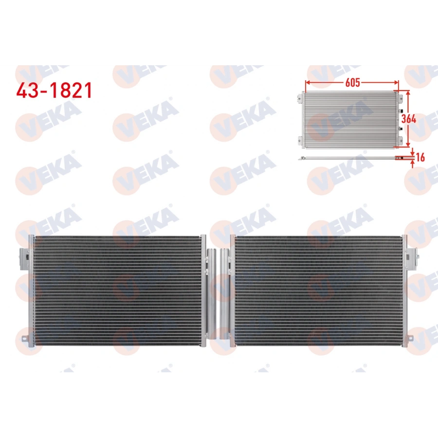 KLIMA RADYATORU FIAT EGEA 1.4 16v M-T 2015-