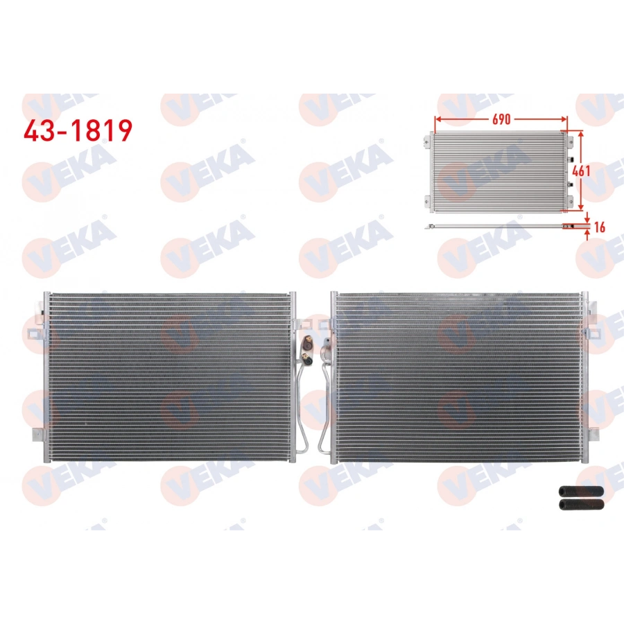 KLIMA RADYATORU FIAT FREEMONT (JF) 2.0 MJT A-T 2011-