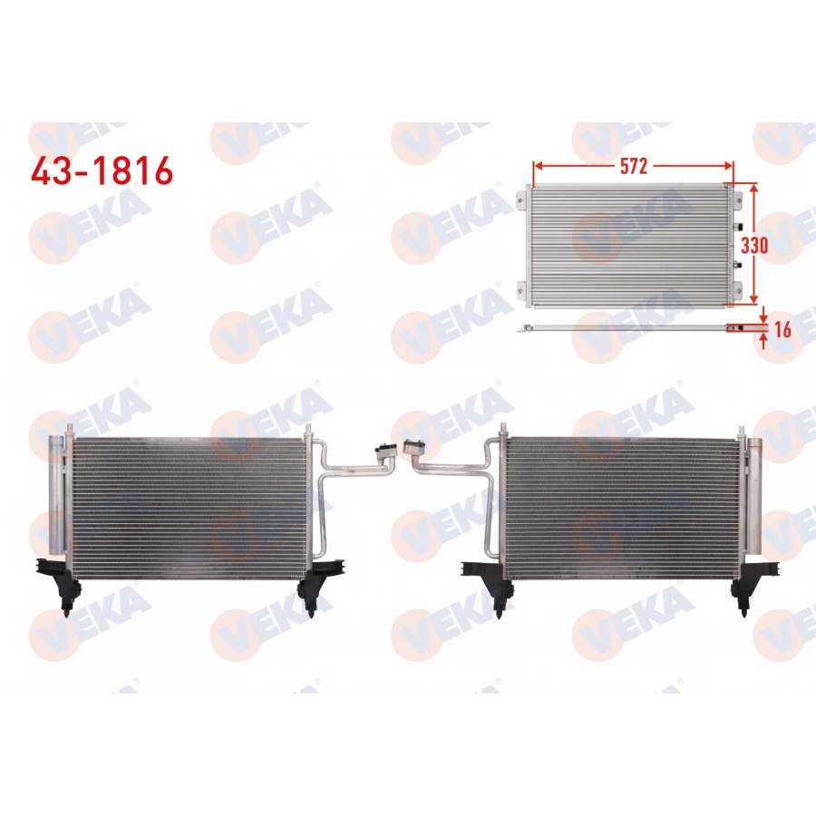 KLIMA RADYATORU FIAT STILO (192) 1.2 16v 2001-2010