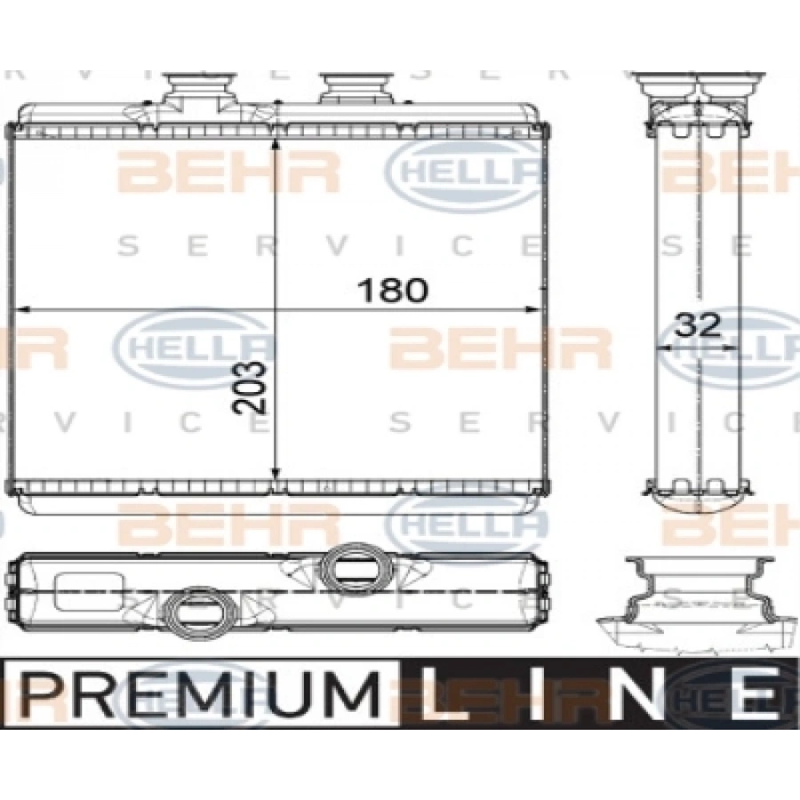 KLIMA RADYATÖRÜ FIESTA BM 96-01