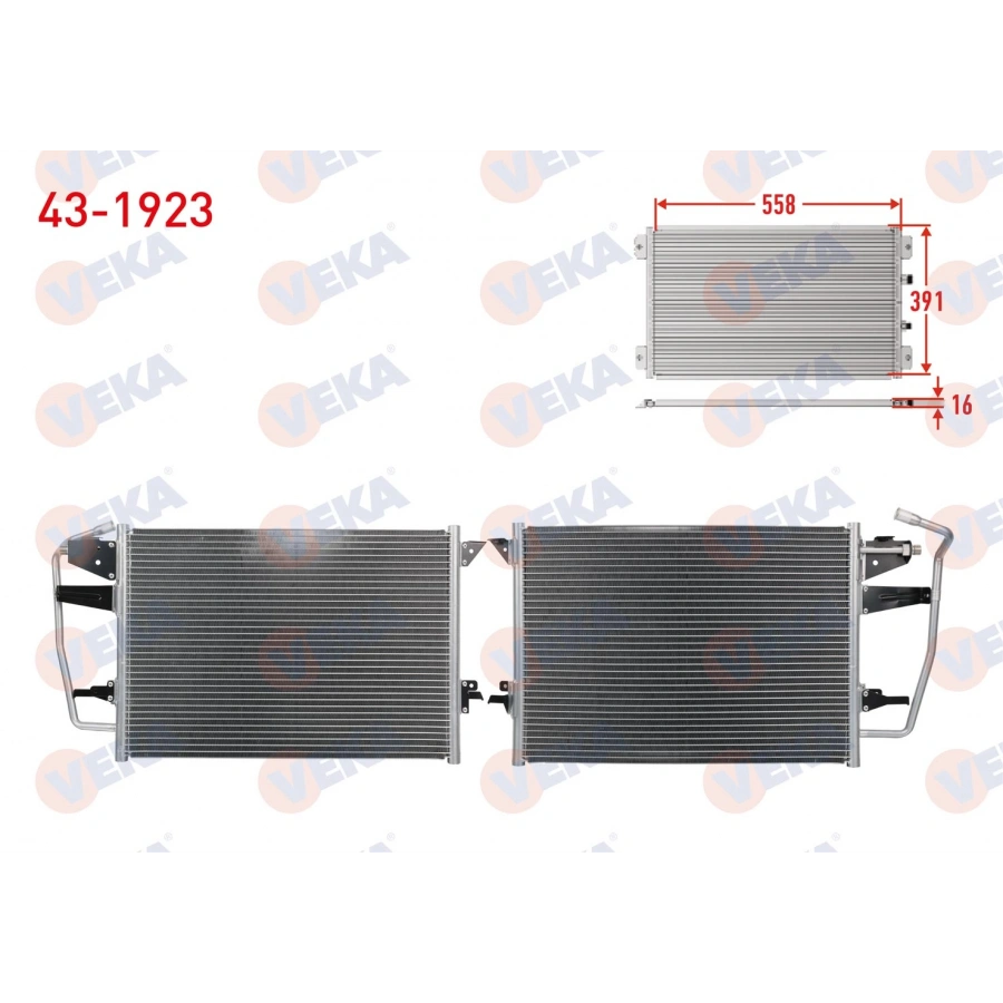 KLIMA RADYATORU FORD ESCORT VII 1.6i 16v 1995-1999
