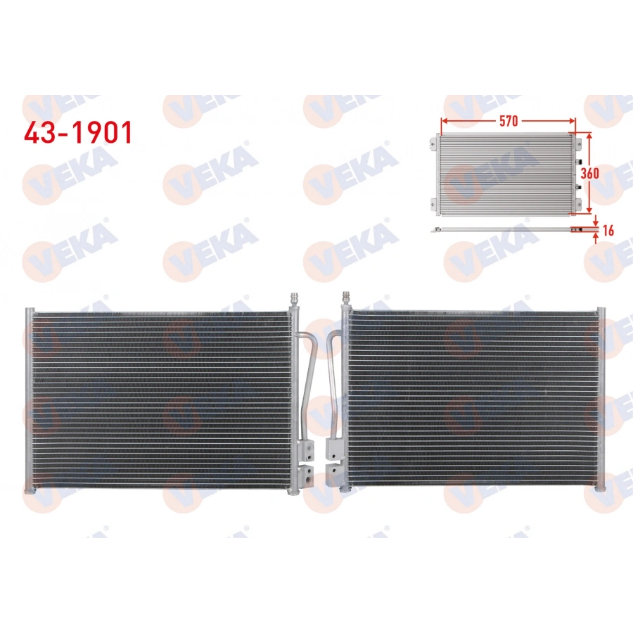 KLIMA RADYATORU FORD FIESTA 1.4 TDCI 2002-2008