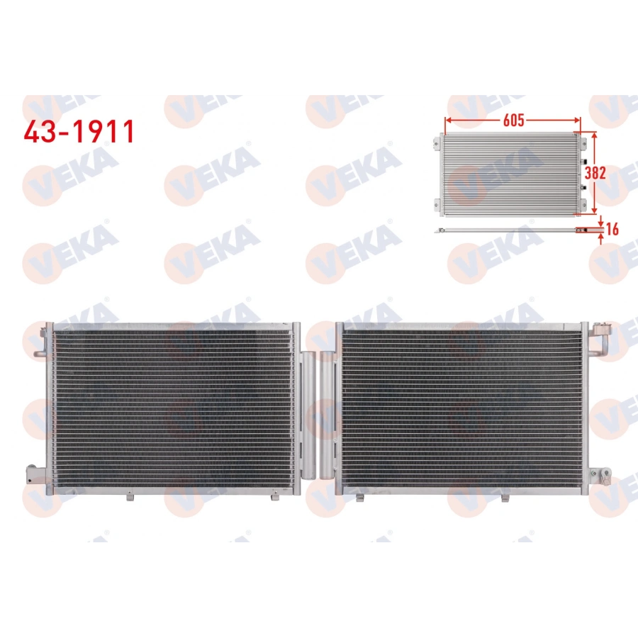 KLIMA RADYATORU FORD FIESTA VI 1.4 TDCI 2008-2012