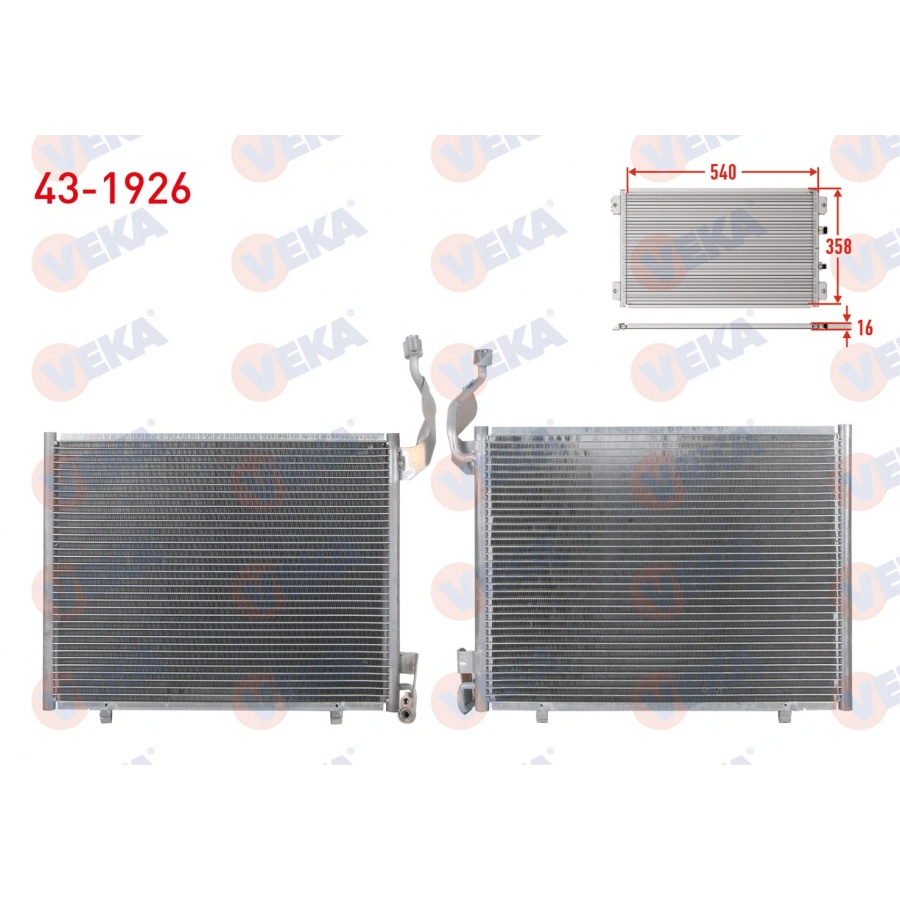 KLIMA RADYATORU FORD FIESTA VI 1.6 TDCI 2008-2012