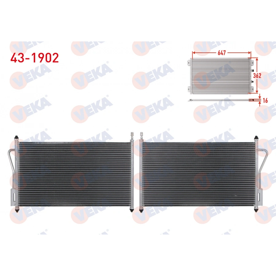 KLIMA RADYATORU FORD FOCUS I (DAW,DBW) 1.4i 16v 1998-2004