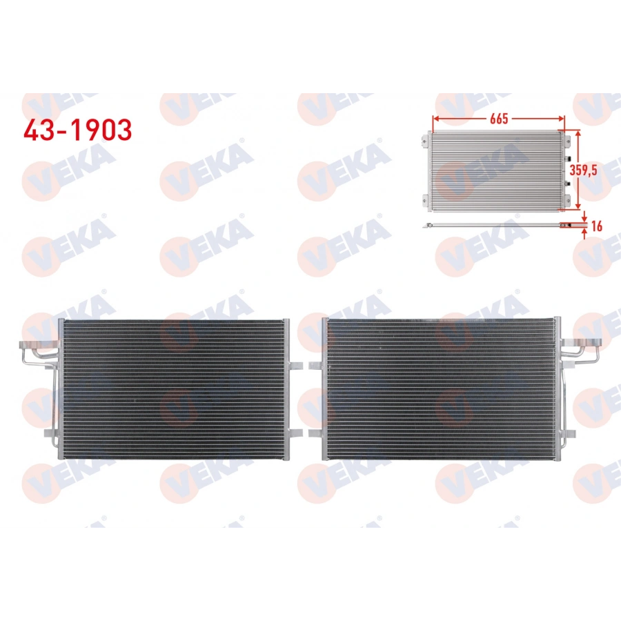 KLIMA RADYATORU FORD FOCUS II (DA) 1.4i 2004-2011