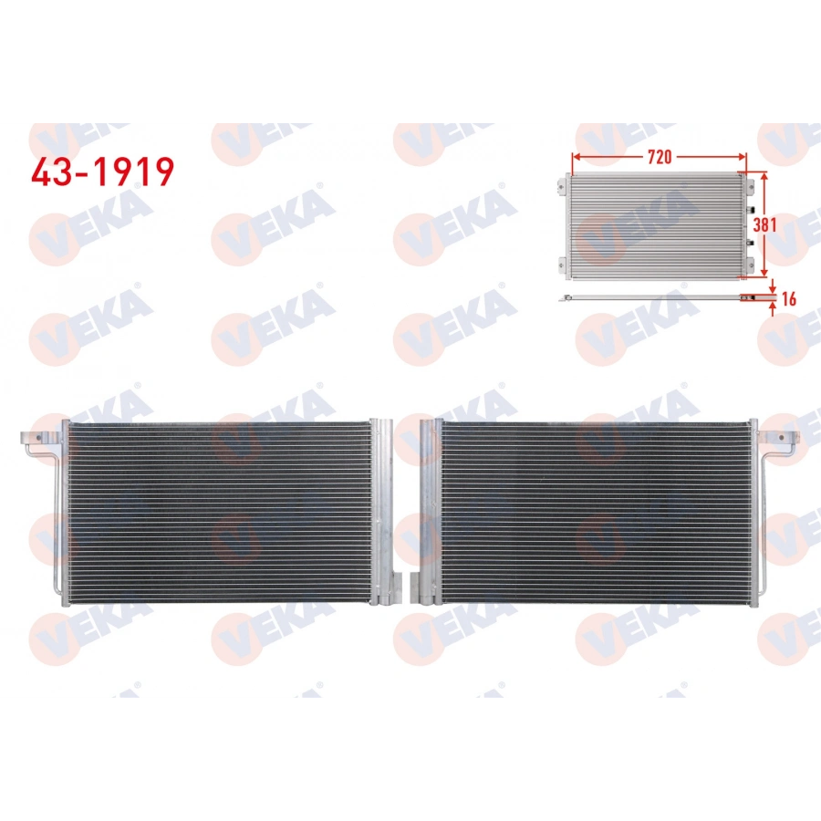 KLIMA RADYATORU FORD FOCUS III 1.6 TI-VCT 2011-2015