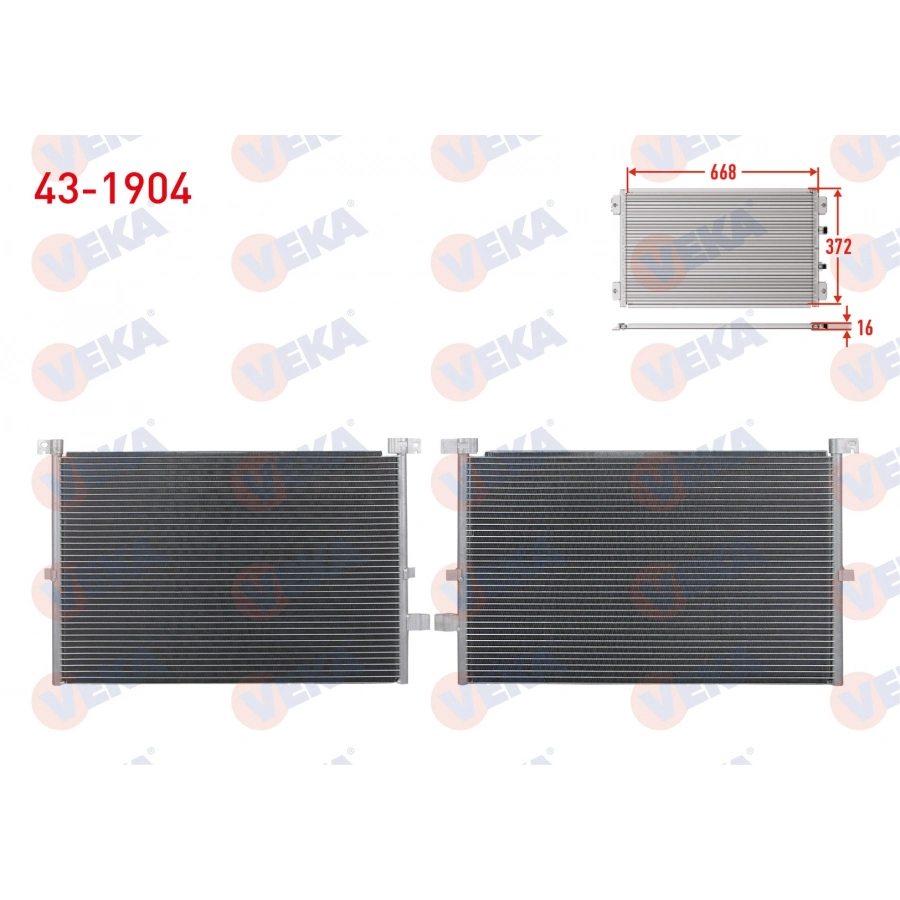 KLIMA RADYATORU FORD MONDEO III 1.8 16V 2000-2007