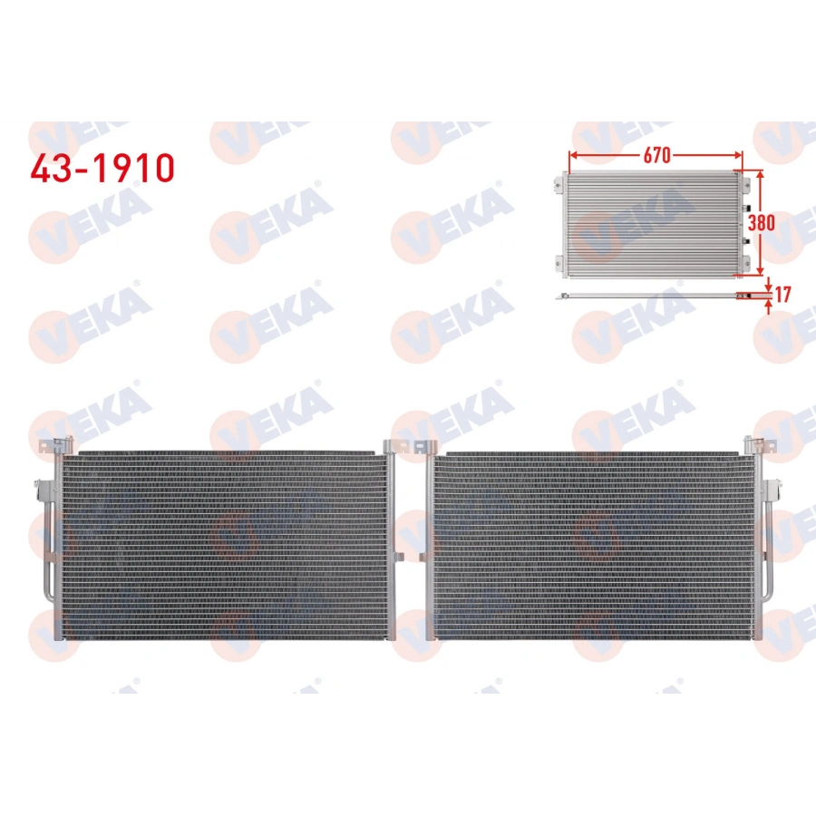 KLIMA RADYATORU FORD MONDEO III 2.0 TDCI A-T/M-T 2000-2007