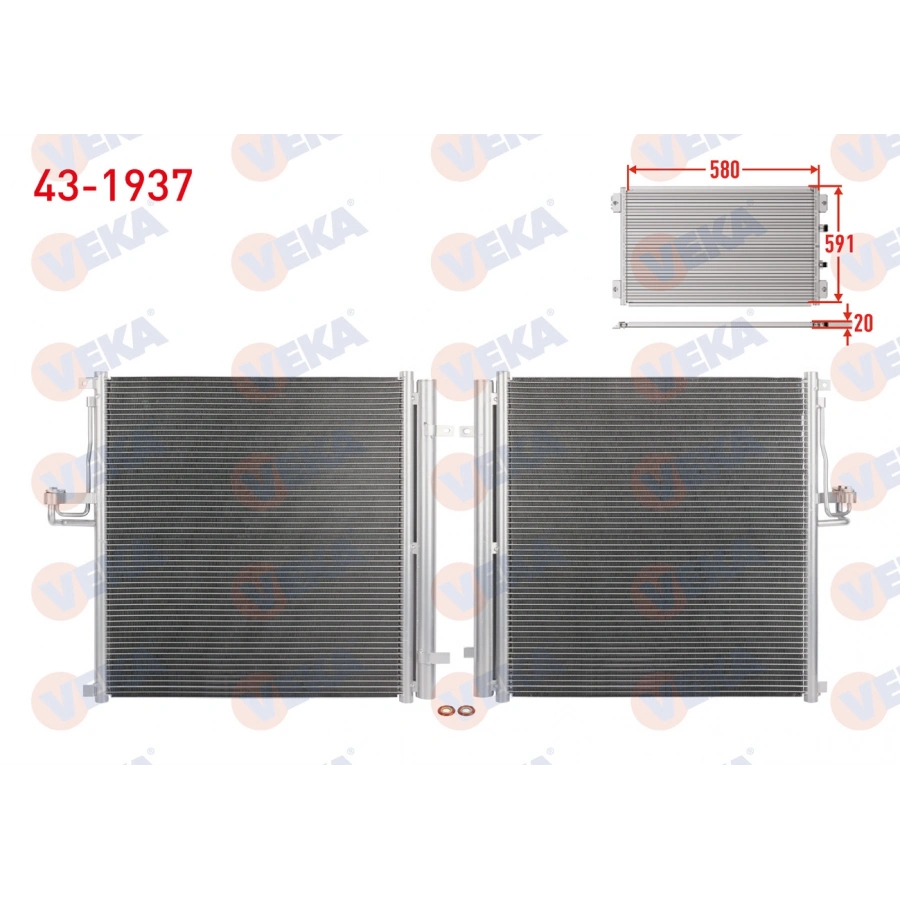 KLIMA RADYATORU FORD RANGER 2.0 EcoBlue 2020-