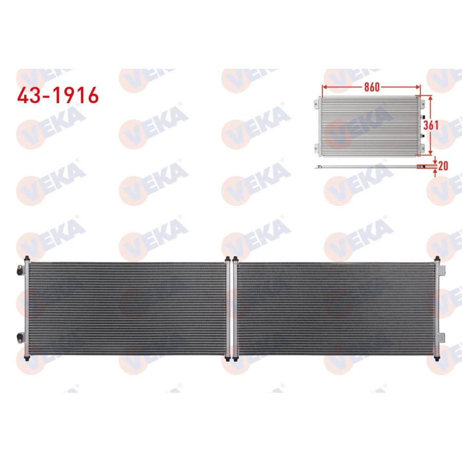KLIMA RADYATORU FORD TRANSIT (V184) 2.0 DI 2000-2006