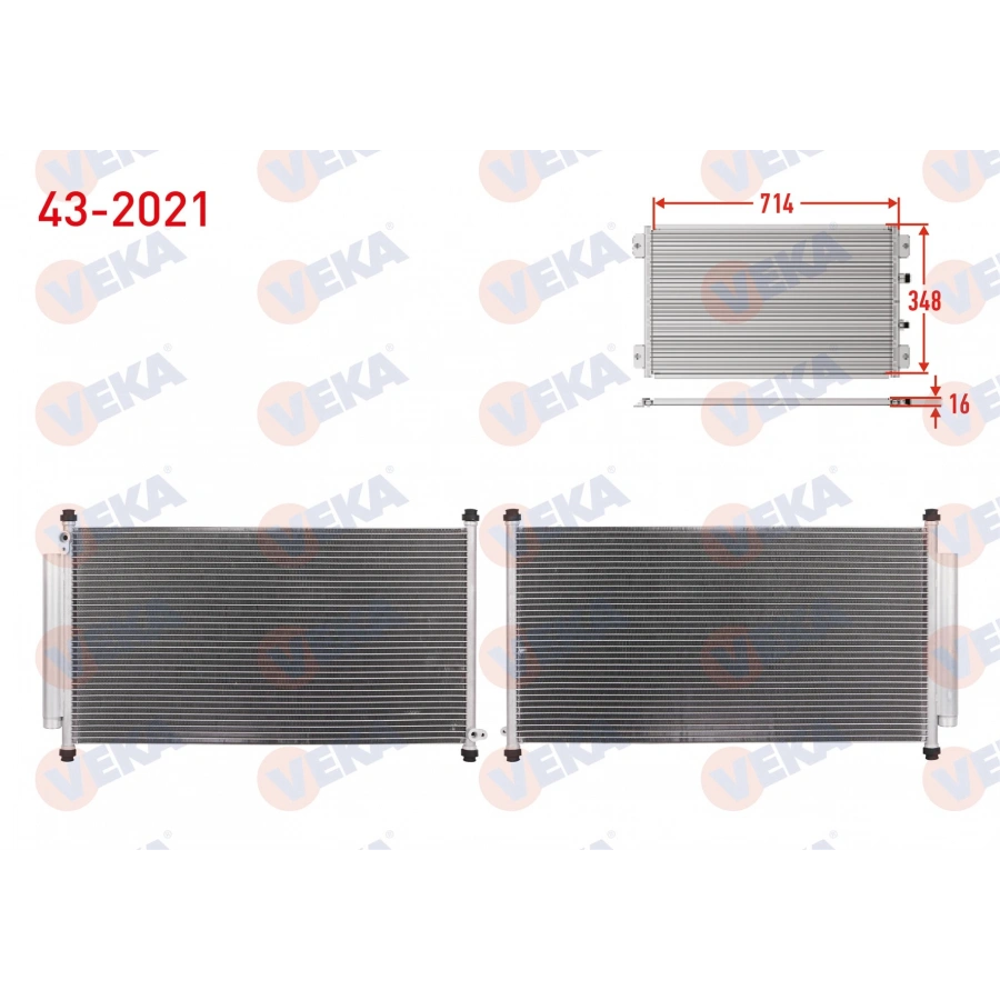 KLIMA RADYATORU HONDA CITY (GD) 1.3i 2003-2008