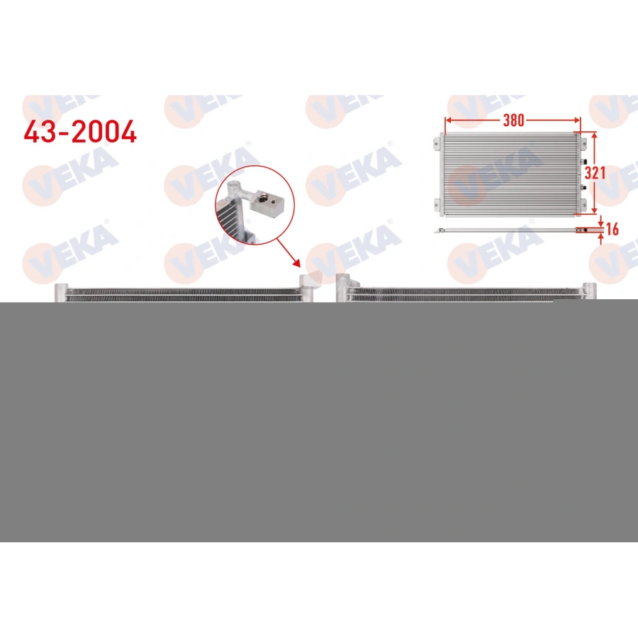 KLIMA RADYATORU HONDA CIVIC 1.5I 16V 1991-1995