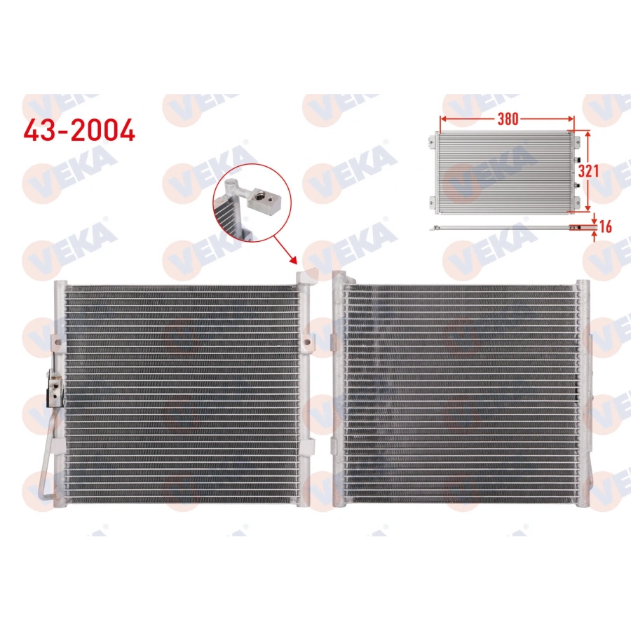 KLIMA RADYATORU HONDA CIVIC 1.5I 16V 1991-1995