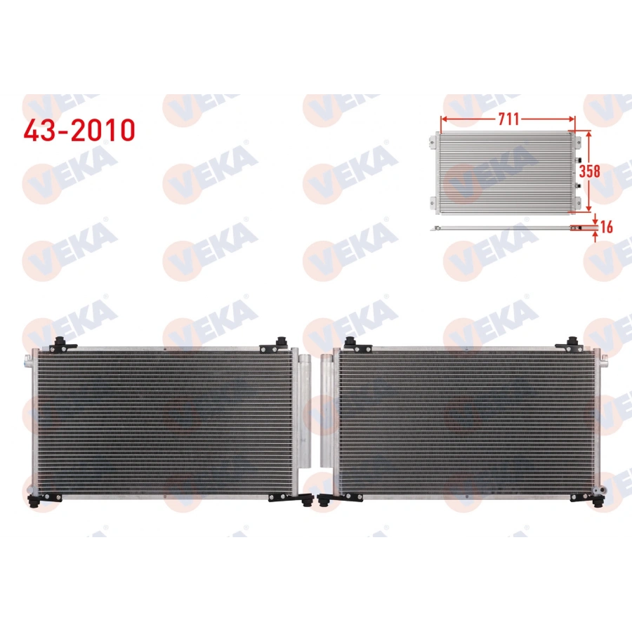 KLIMA RADYATORU HONDA CR-V II 2.0i 2002-2006