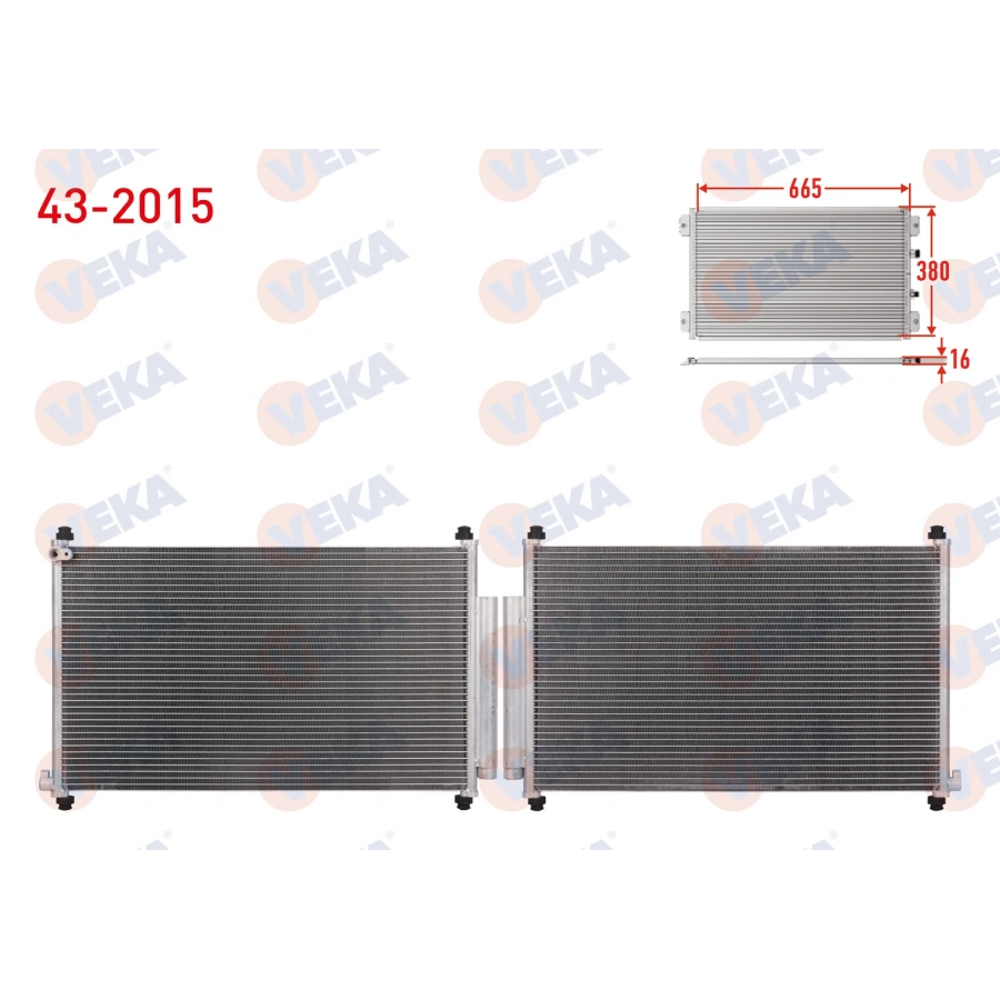 KLIMA RADYATORU HONDA CR-V IV 2.0 2012-2014