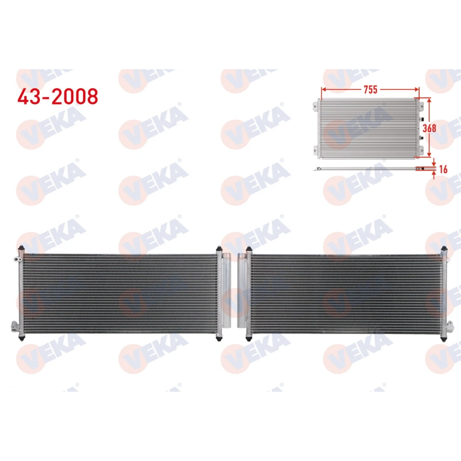 KLIMA RADYATORU HONDA JAZZ 1.4 BUYUK KLIMA 2002-2008