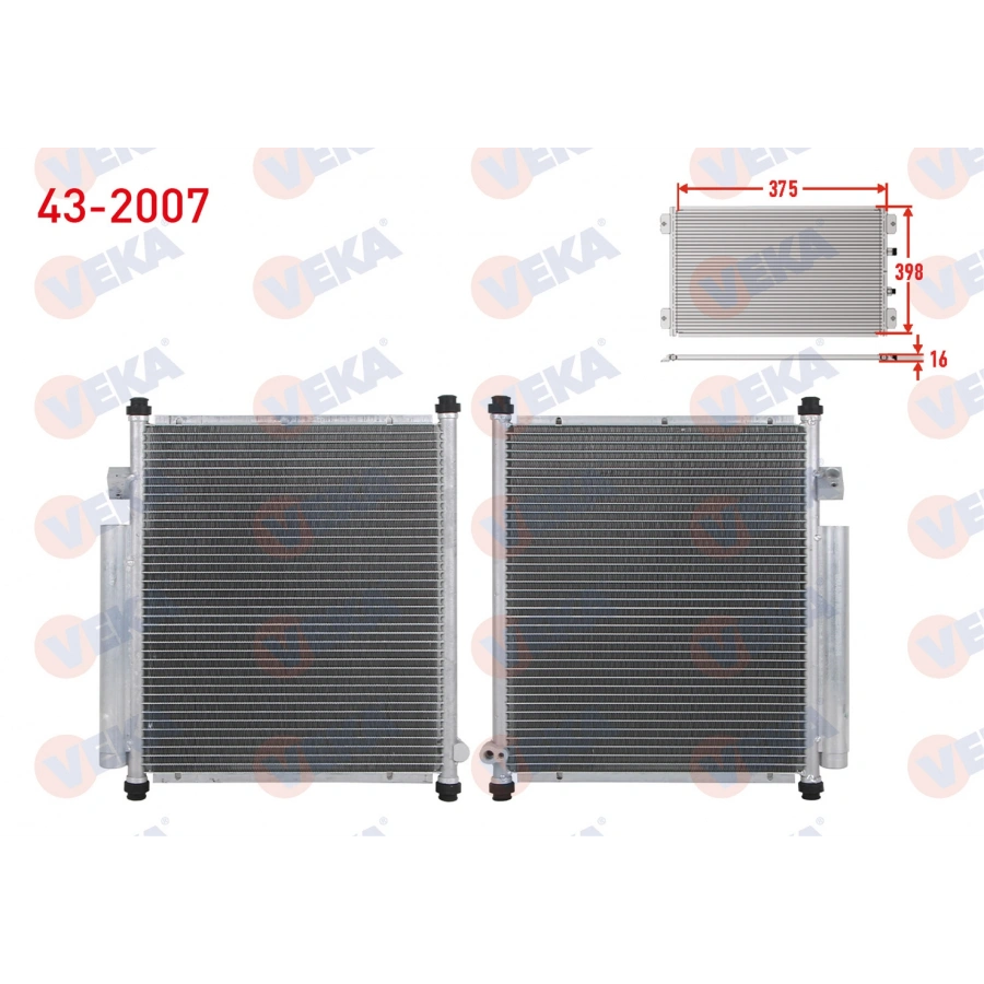 KLIMA RADYATORU HONDA JAZZ II (GD) 1.2 KUCUK KLIMA 2002-2008