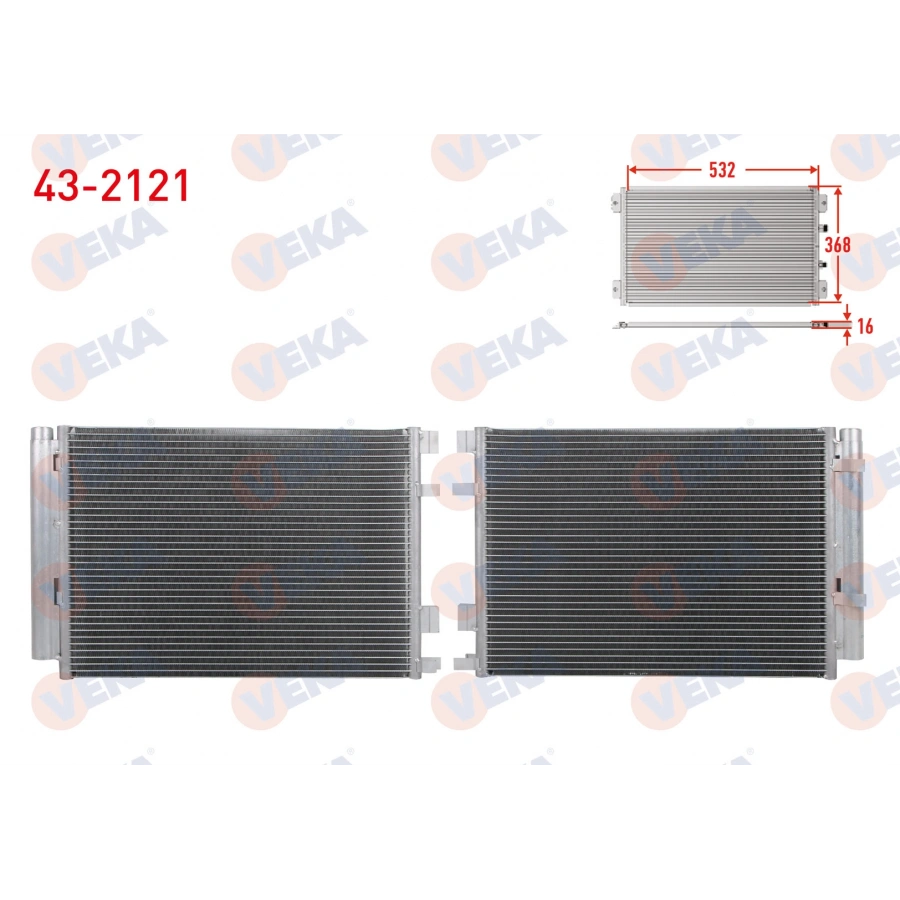 KLIMA RADYATORU HYUNDAI ACCENT BLUE 1.6 CRDI 2012-