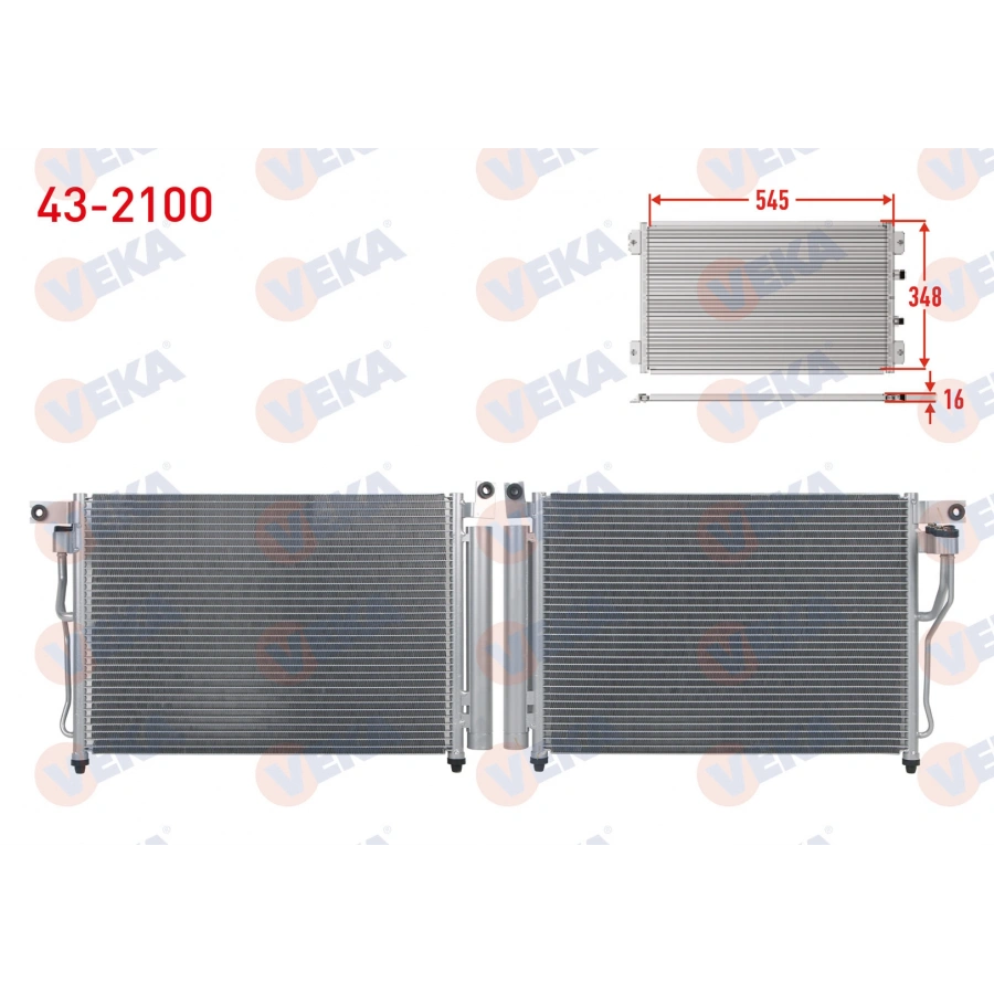 KLIMA RADYATORU HYUNDAI ACCENT ERA 1.5 CRDI A-T/M-T 2006-2012