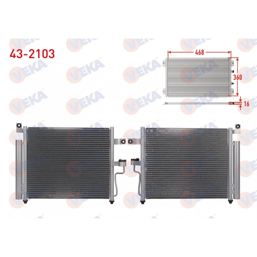 KLIMA RADYATORU HYUNDAI ACCENT MILENIUM 1.3 M-T 2000-2003