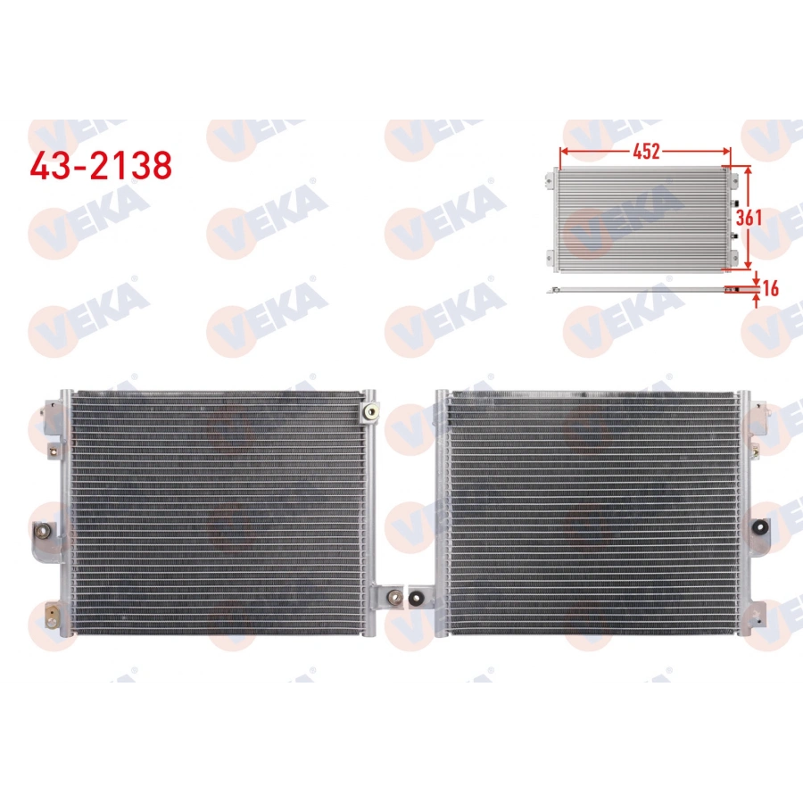 KLIMA RADYATORU HYUNDAI ATOS (MX) 1.1i 1998-2005