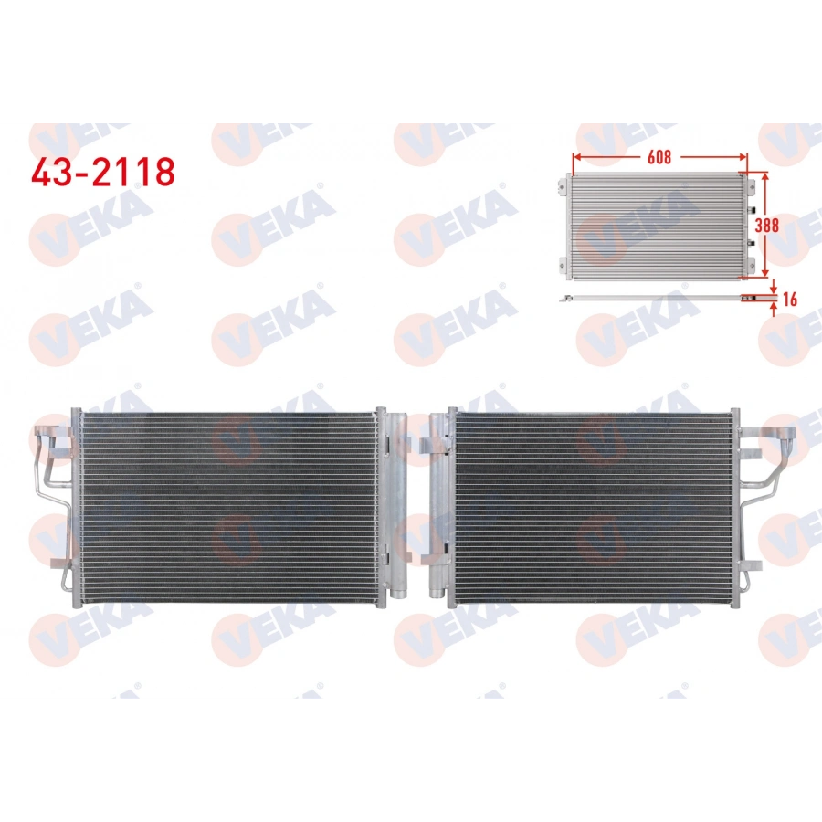 KLIMA RADYATORU HYUNDAI I30 (FD) 1.4i A-T/M-T 2007-2011