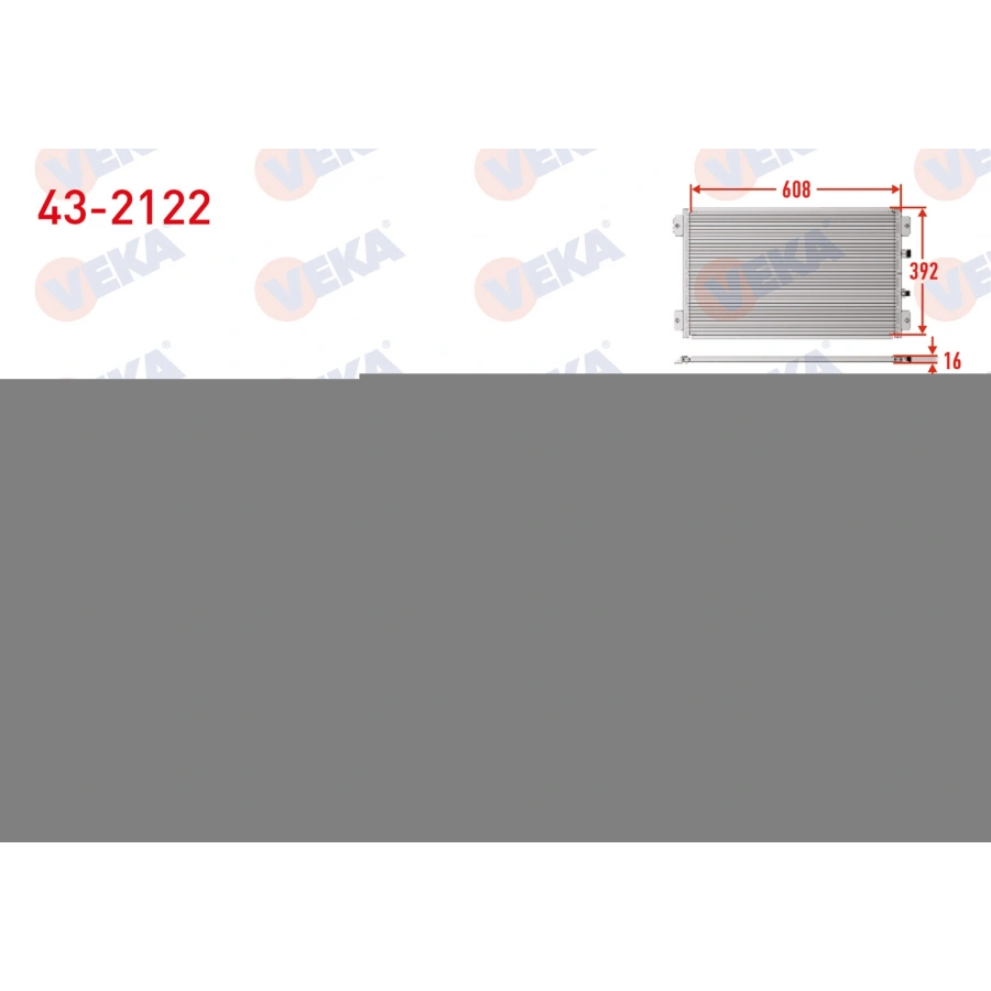 KLIMA RADYATORU HYUNDAI I30 (GD) 1.4 - 1.6 2011-2016/ ELANTRA V 1.6 2011-2015-/ KIA CERATO III 1.6 MPI 2013-/ CEED 1.4 CVVT - 1.4 MPI - 1.6 GDI 2012-2018