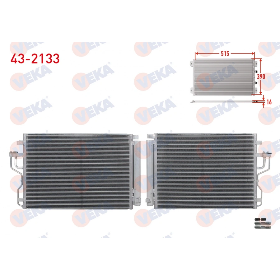 KLIMA RADYATORU HYUNDAI IX35 (LM) 2.0 CRDI (KORE URETIMI) 2010-