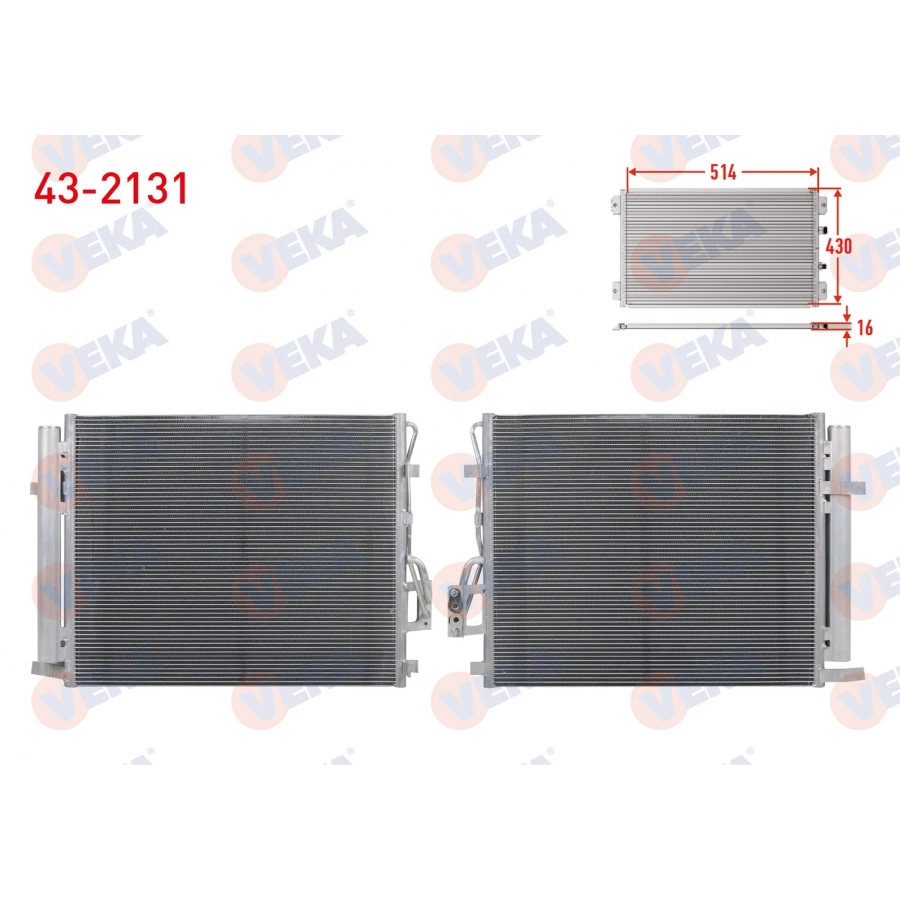 KLIMA RADYATORU HYUNDAI SANTA FE (CM) 2.0 CRDI 2006-2012