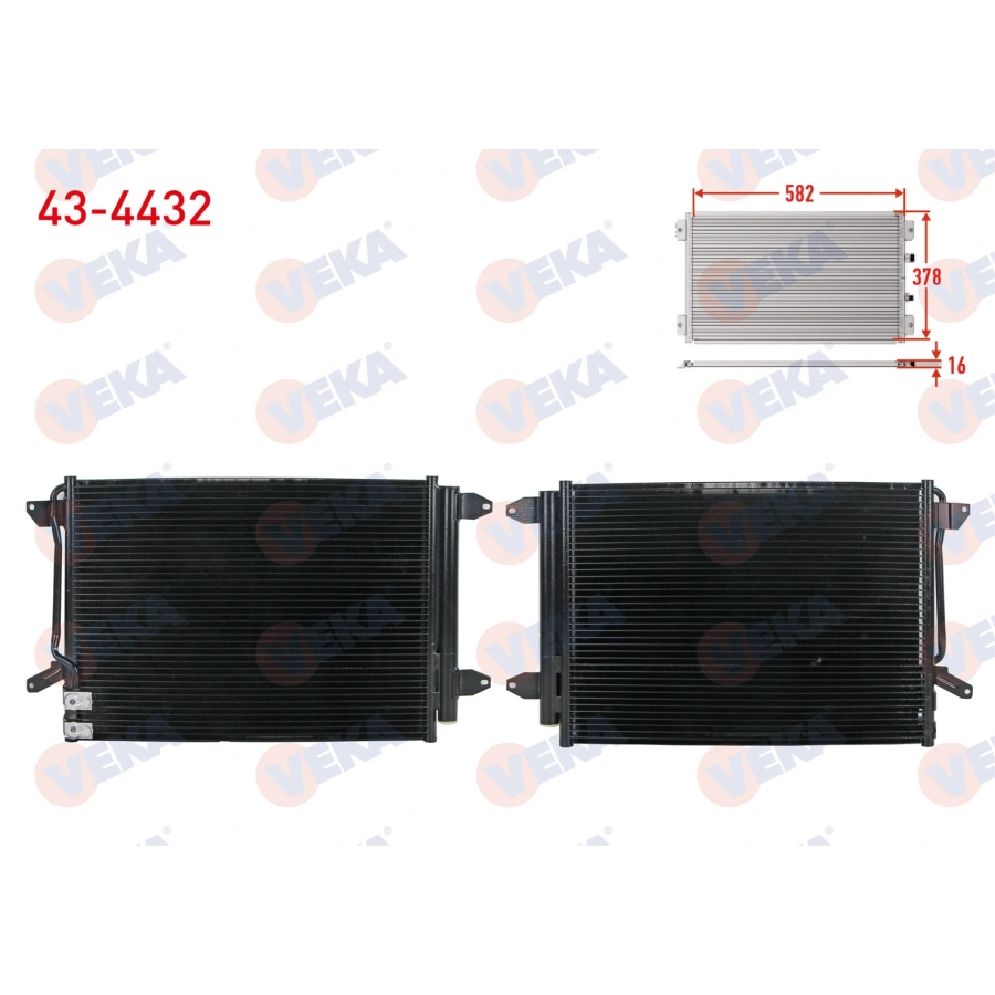 KLIMA RADYATORU INCE BAGLANTI(HAVSALI) VW JETTA IV 1.4 TSI - 1.6 TDI - 2.0 TDI AT-MT 2011-