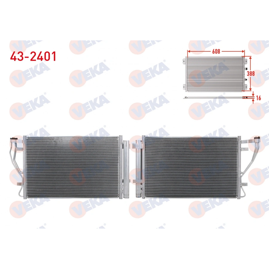 KLIMA RADYATORU KIA CERATO (LD) 1.6 GSL M-T 2004-2012