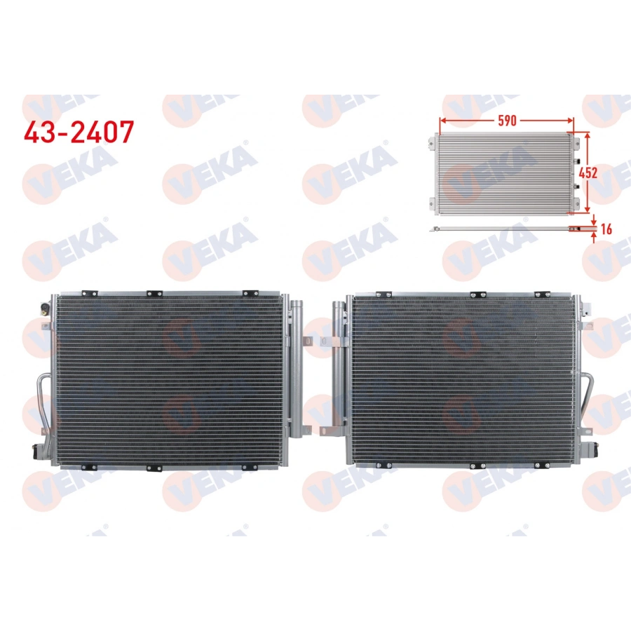 KLIMA RADYATORU KIA SORENTO I (JC) 2.5 CRDI A-T 2006-2009