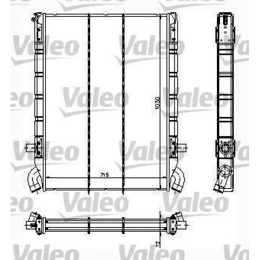 KLİMA RADYATÖRÜ KURUTUCU İLE KANGOO 01 1.9 DTI 550×380x16