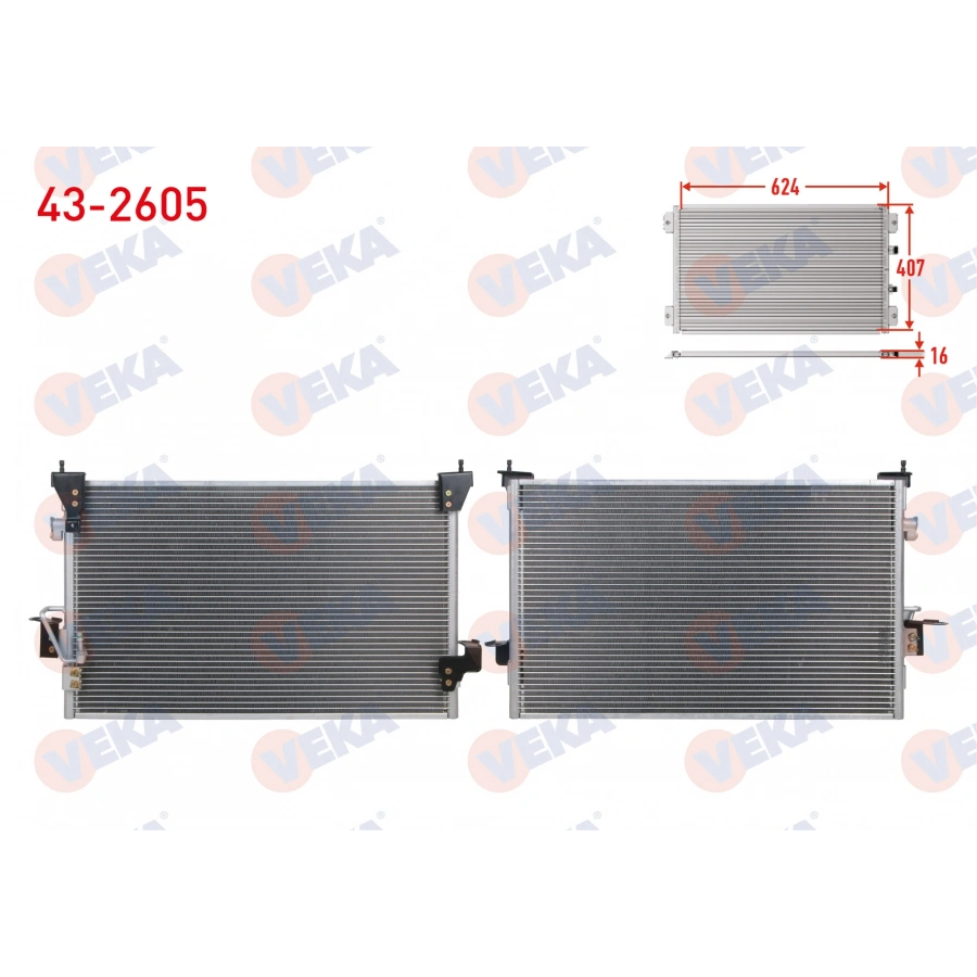 KLIMA RADYATORU LAND ROVER DISCOVERY II (L318) 2.5 TD5 - 4.0 V8 1998-2004