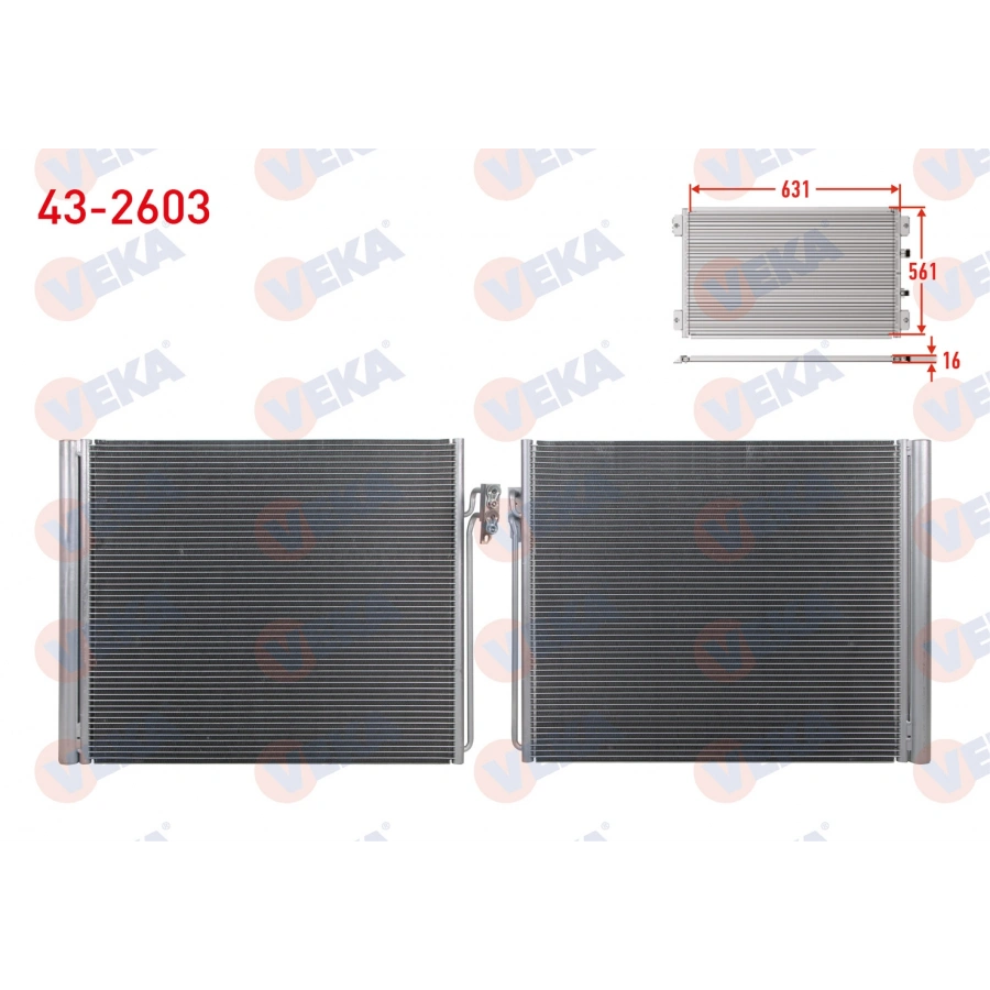 KLIMA RADYATORU LAND ROVER RANGE ROVER III 4.2 - 4.4 A-T 4X4 2002-2012 / RANGE ROVER IV 5.0 V8 A-T 4X4 2012-