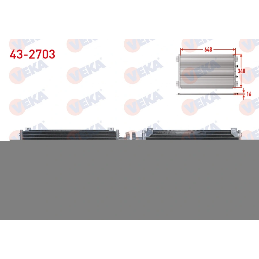 KLIMA RADYATORU MAZDA 323 VI (BJ) 1.5i 16v M-T 1998-2004