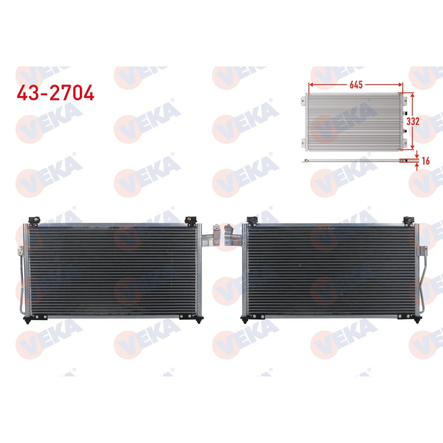 KLIMA RADYATORU MAZDA 323 VI (BJ) 1.6i 1998-2004