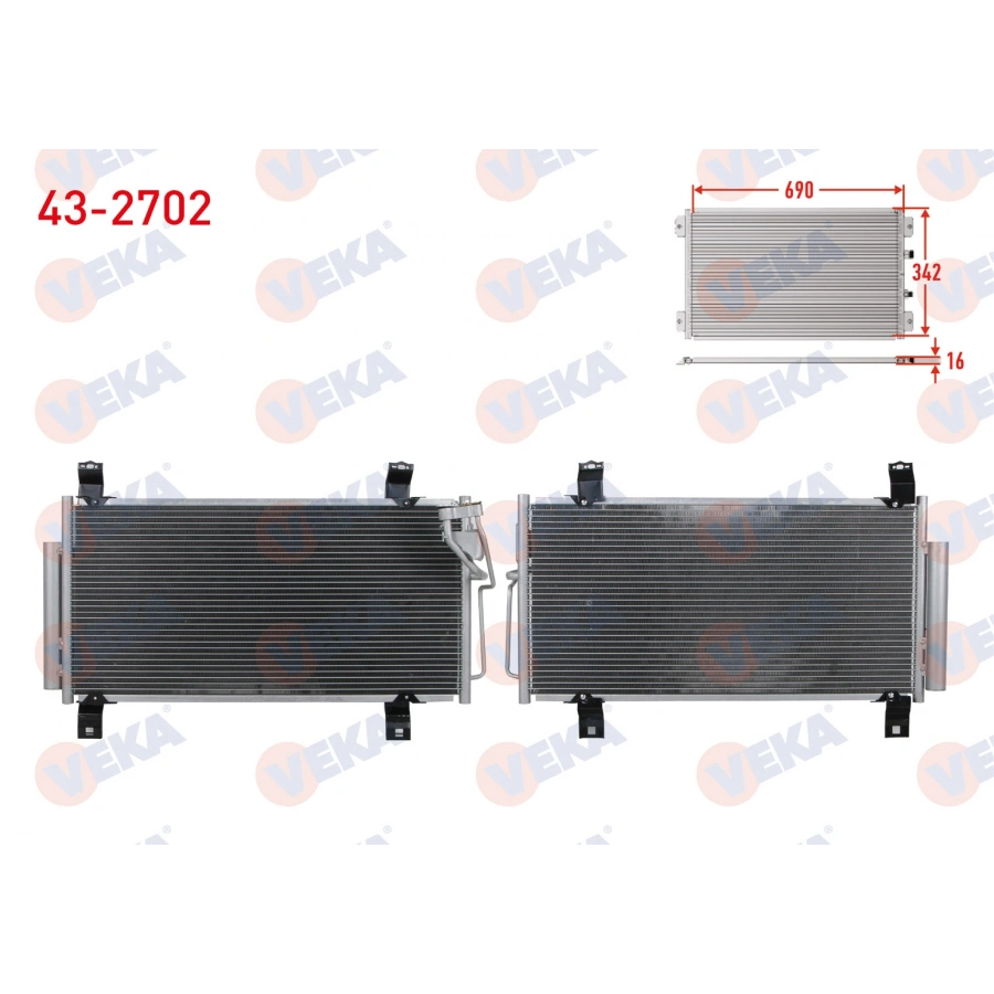 KLIMA RADYATORU MAZDA 6 (GH) 2.0 MZR 2007-2012