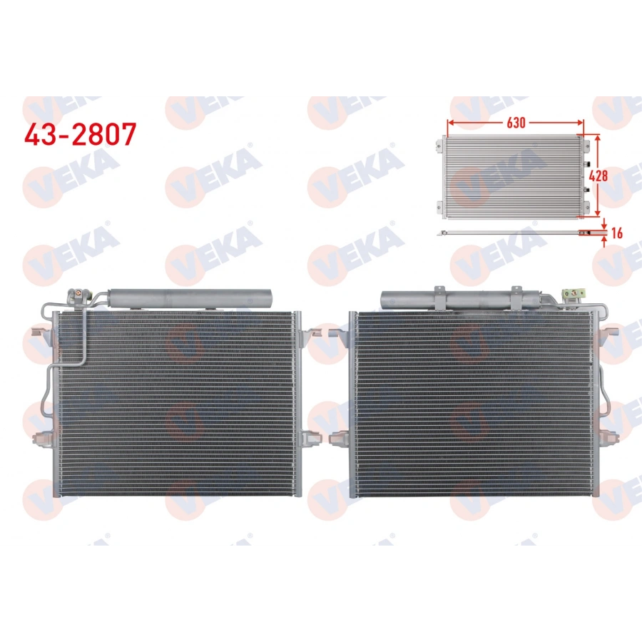 KLIMA RADYATORU MERCEDES E200 W211 2002-