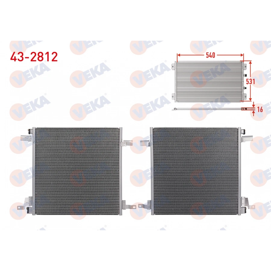 KLIMA RADYATORU MERCEDES M SERISI (W163) ML 230 1998-2005
