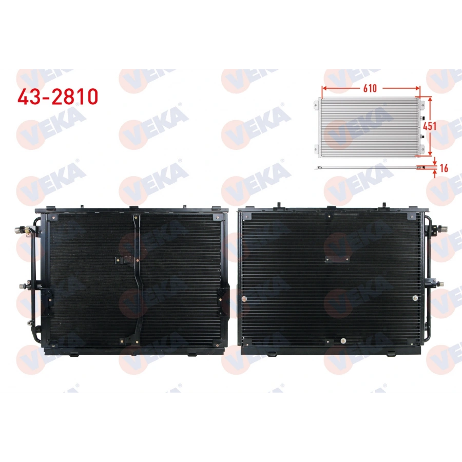 KLIMA RADYATORU MERCEDES S SERISI (W140) S 300 - S 500 - S 600 1991-1998