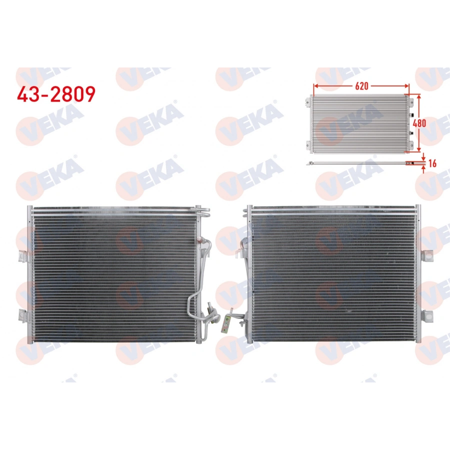 KLIMA RADYATORU MERCEDES S SERISI (W221) S 320 CDI 2005-2013