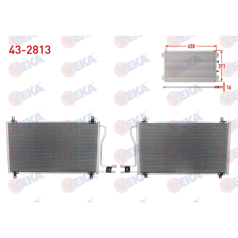 KLIMA RADYATORU MERCEDES SPRINTER 2T (901,902) 208 CDI 1995-2006
