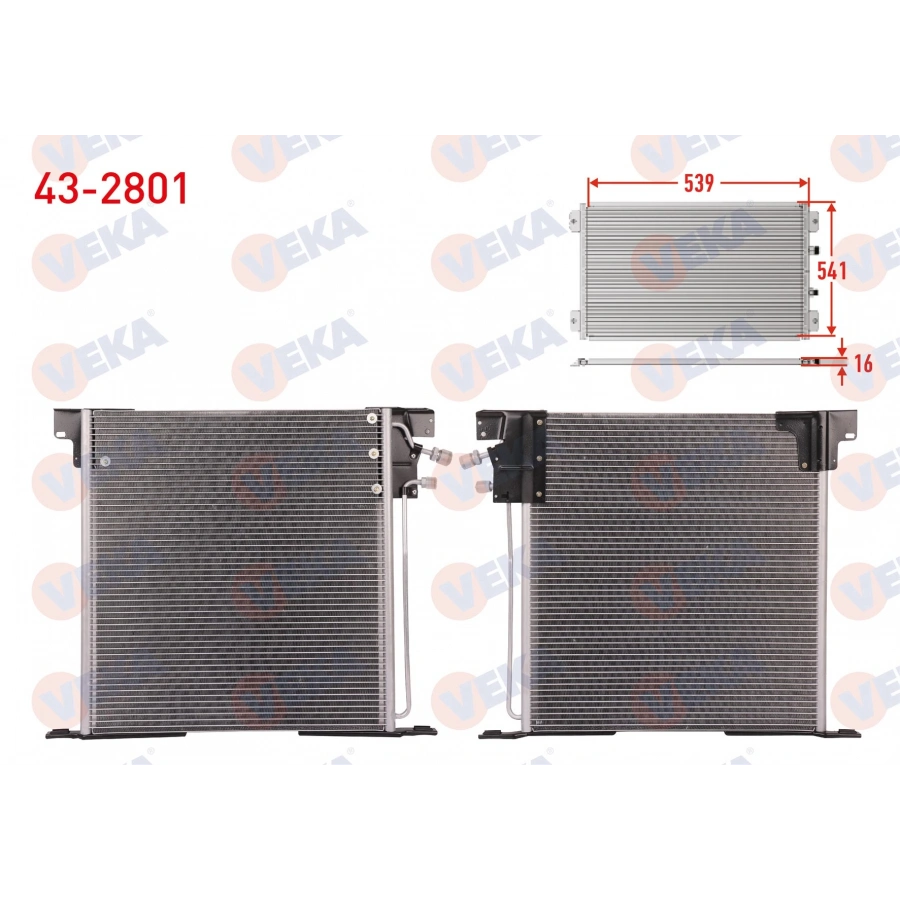 KLIMA RADYATORU MERCEDES C SERISI (W203) C 180 2000-2006