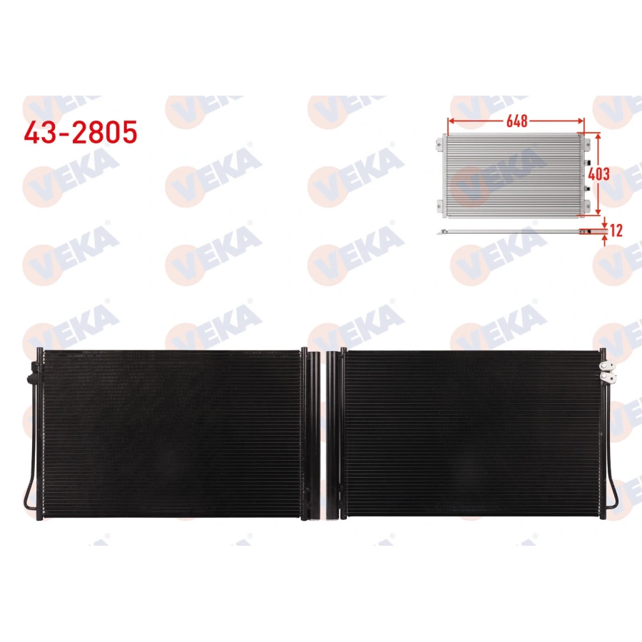 KLIMA RADYATORU MERCEDES VITO (W447) 114 CDI 2014-