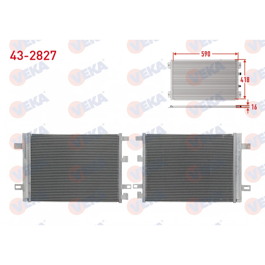 KLIMA RADYATORU MERCEDES (W177, W247, C118, H247)