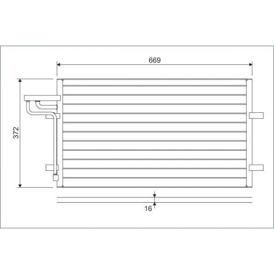 KLİMA RADYATÖRÜ MINI