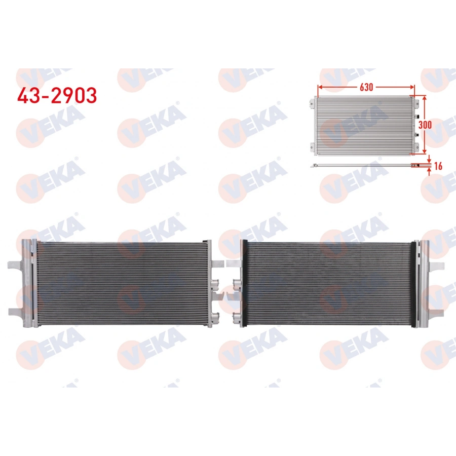 KLIMA RADYATORU MINI COOPER (F55) 1.5 - 1.5 D 2013- / COOPER S (F55) 2.0 2013- / CLUBMAN (F54) 1.5 2014-