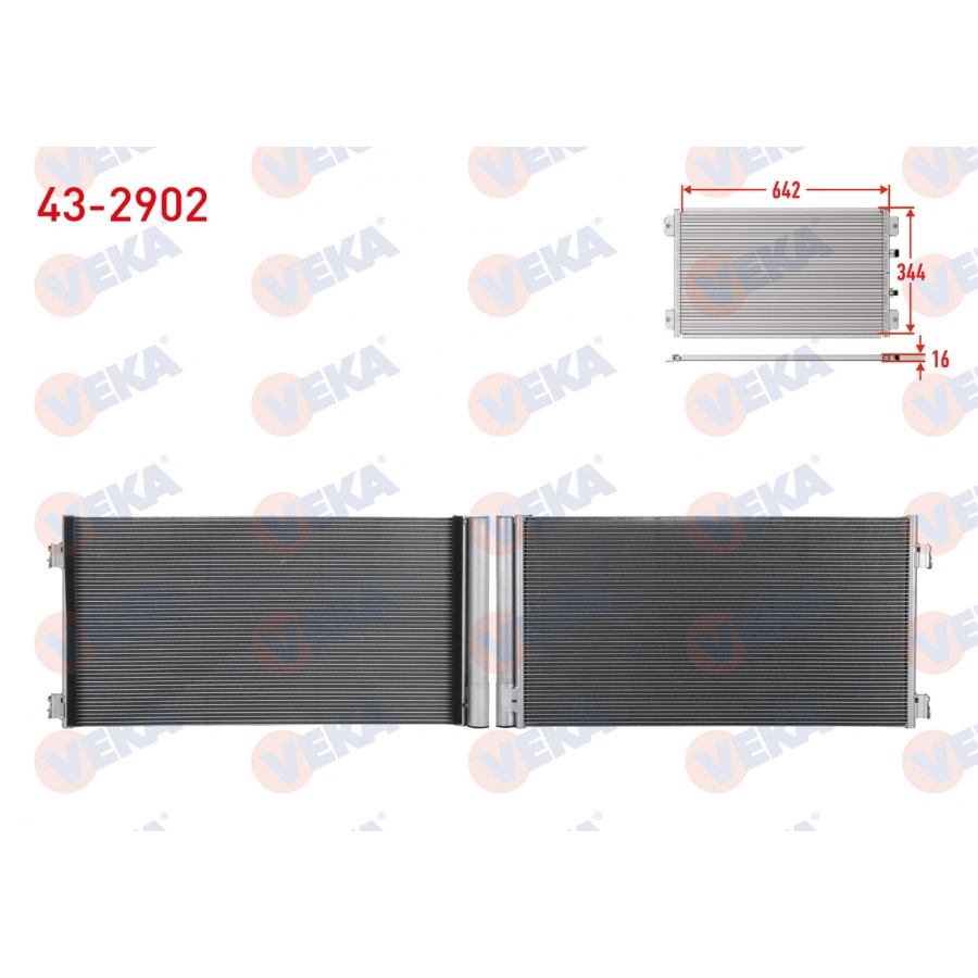 KLIMA RADYATORU MINI COOPER (R56) 1.6i - 1.6 D 2010- / COOPER ONE 1.4i - 1.6i 2010-